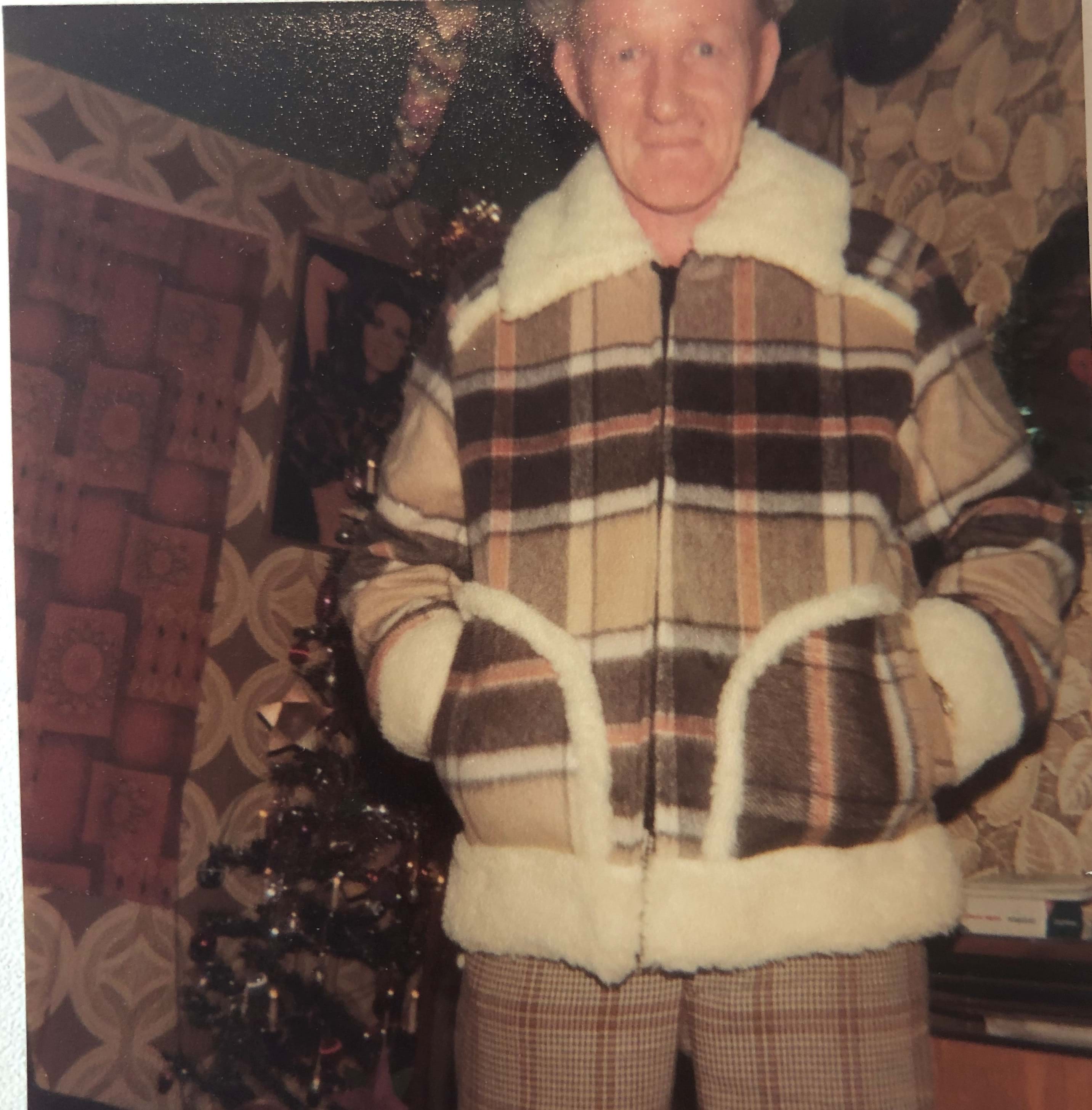 Edward Smith at Christmas, before he passed away from mesothelioma